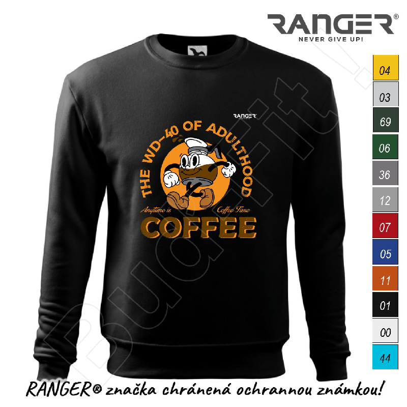 Mikina RANGER® - COFFEE