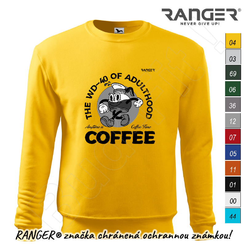 Mikina RANGER® - COFFEE