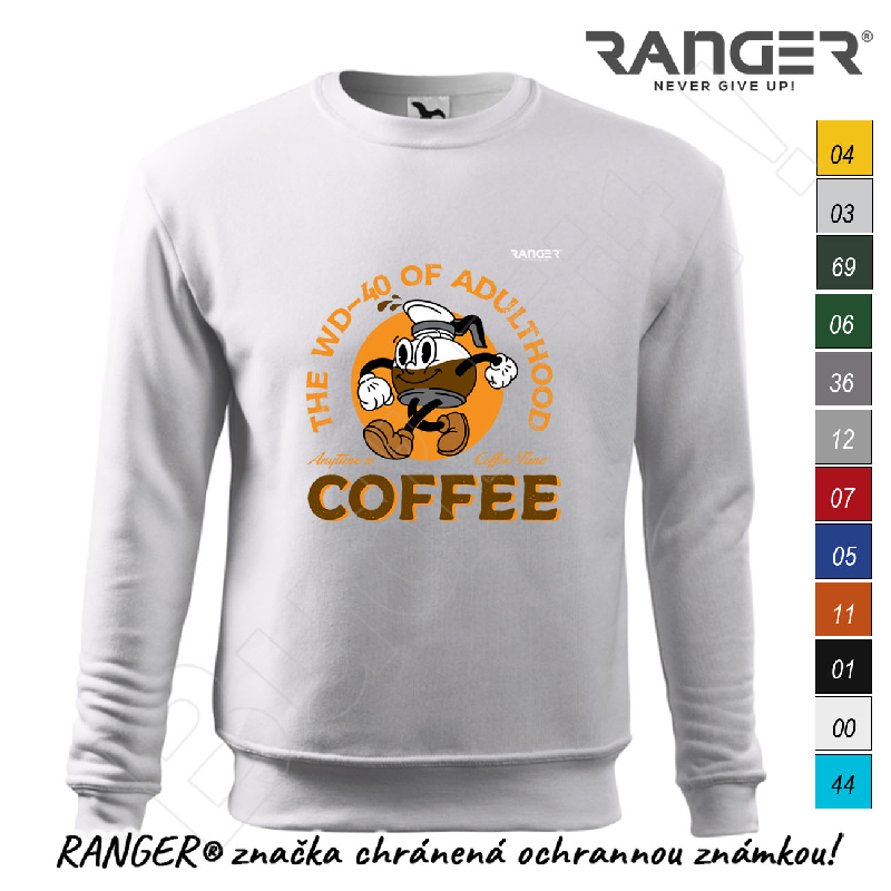 Mikina RANGER® - COFFEE