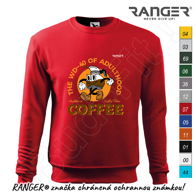 Mikina RANGER® - COFFEE