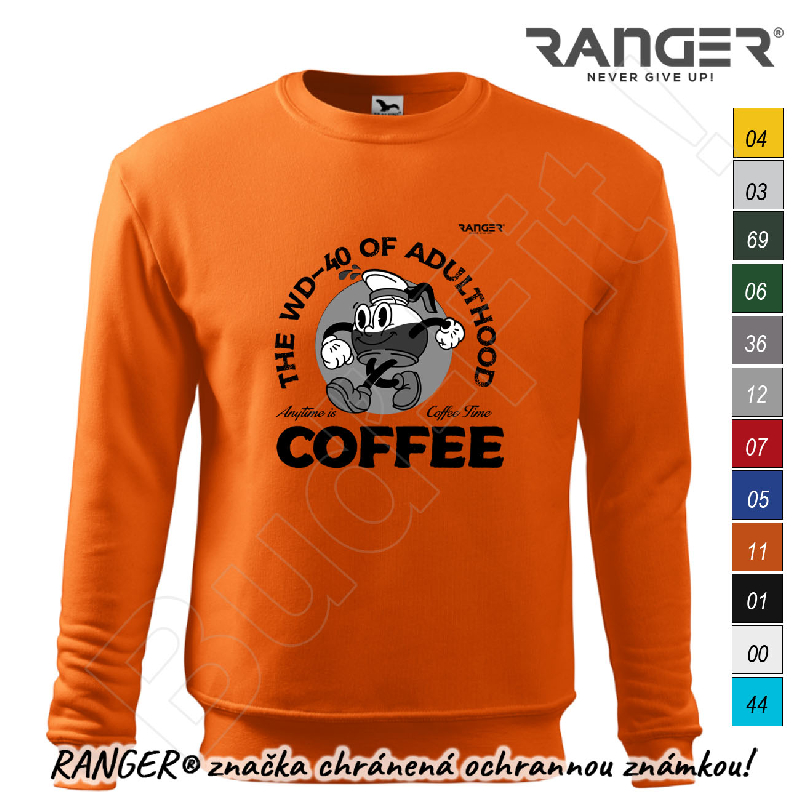 Mikina RANGER® - COFFEE