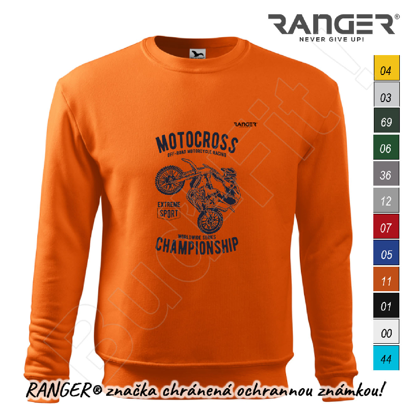 Mikina RANGER® - MOTOCROSS - b