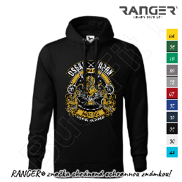 Mikina RANGER®  s kapucňou - BORN TO RAISE HELL