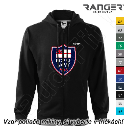 Mikina RANGER® s kapucňou a zipsom - ANGLICKÉ NÁMORNÍCTVO