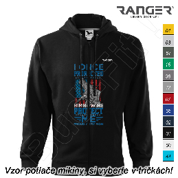 Mikina RANGER® s kapucňou a zipsom - PROTECT