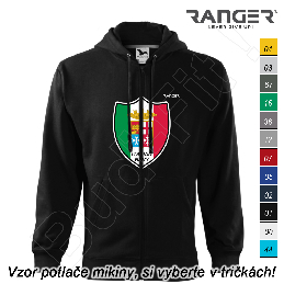 Mikina RANGER® s kapucňou a zipsom - TALIANSKE NÁMORNÍCTVO