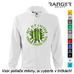 Mikina RANGER® s kapucňou a zipsom - VÍRUS