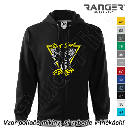 Mikina RANGER® s kapucňou a zipsom - STREET SPORT