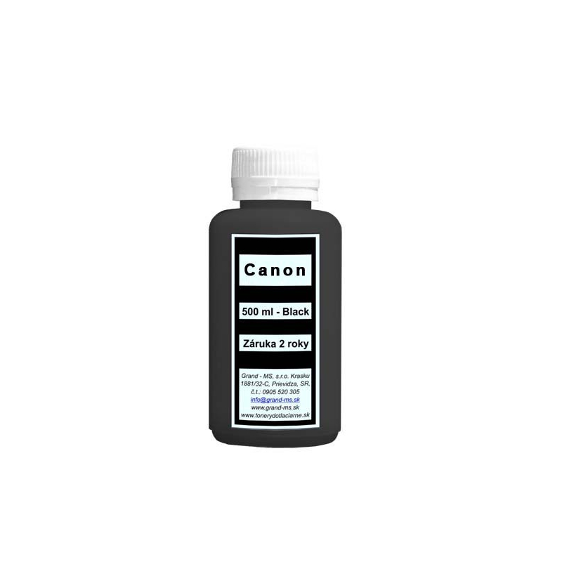 Atrament - pre kazety CANON PGI-550 Bk - 500 ml - čierny