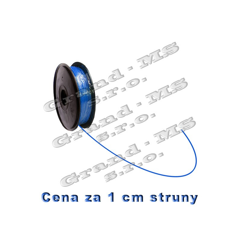 Tlačová struna ABS - 3 mm - modrá (cena za 1 m)_product_product_product