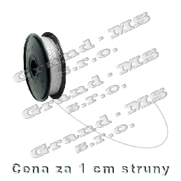 Tlačová struna ABS - 1,75 mm - biela (cena za 1 m)_product_product_product