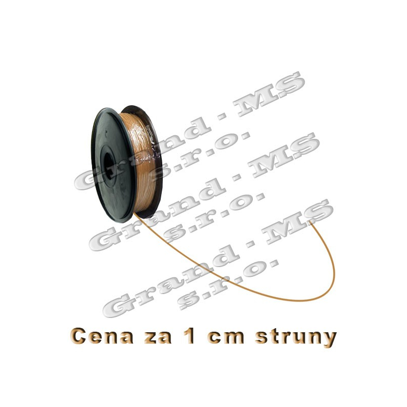 Tlačová struna ABS - 1,75 mm - zlatá (cena za 1 m)_product_product