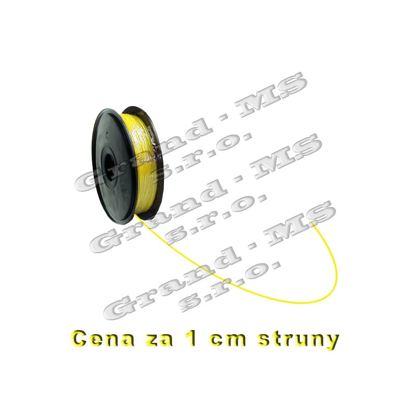 Tlačová struna ABS - 1,75 mm - žltá (cena za 1 m)_product_product