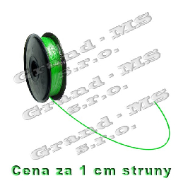 Tlačová struna ABS - 1,75 mm - zelená (cena za 1 m)_product_product