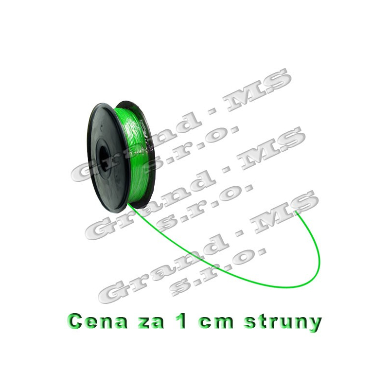 Tlačová struna ABS - 1,75 mm - zelená (cena za 1 m)_product_product