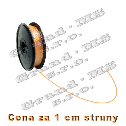 Tlačová struna ABS - 3 mm - oranžová (cena za 1 m)_product_product