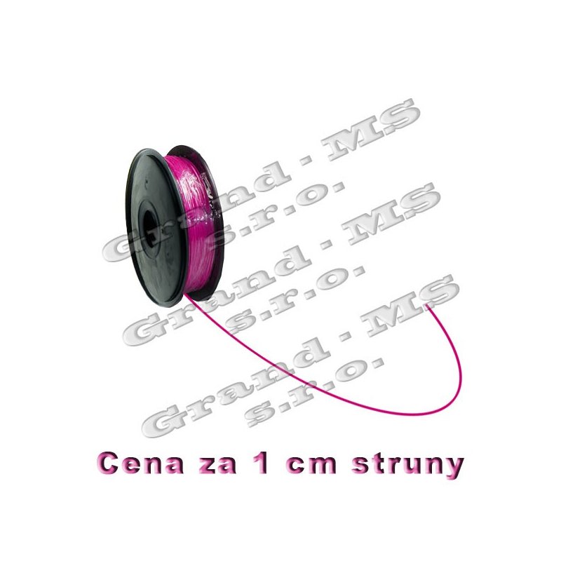 Tlačová struna ABS - 3 mm - ružová (cena za 1 m)_product_product_product