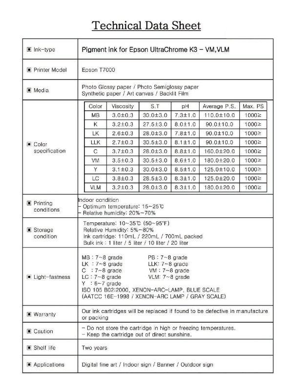 Atrament - pre kazety EPSON T6944 (C13T694400) - 1000 ml - žltý