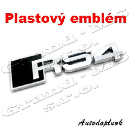  Plastová samolepka pre AUDI RS4, typ-01