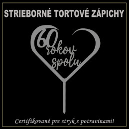 Tortový zápich kombinovaný - rôzne farby