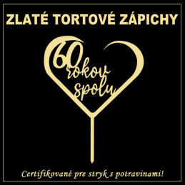 Tortový zápich kombinovaný - rôzne farby