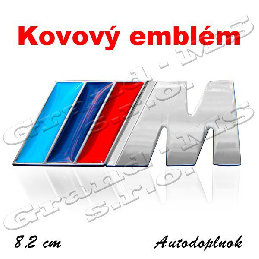 Kovový emblém M - pre Bmw typ 1