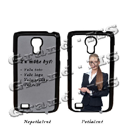 Ochranný kryt QUEEN-US na Samsung S4 mini i9195 čierny, s Vami zaslaným obrázkom, logom či inou grafikou