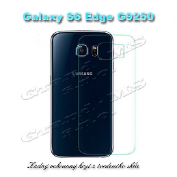 Ochranné zadné tvrdené sklo na displej mobilu SAMSUNG Galaxy S6 Edge G9250  *