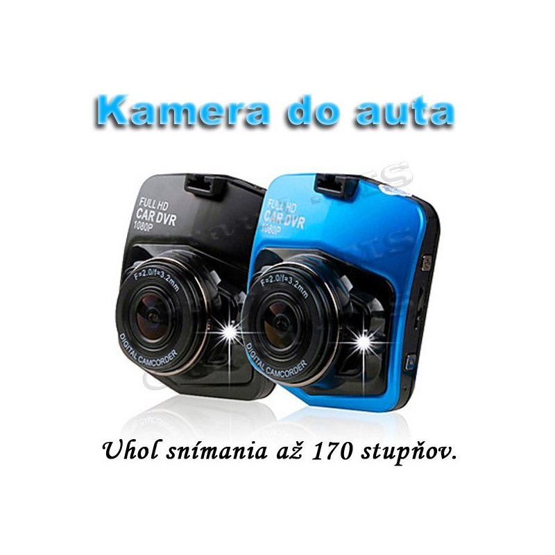 HD digitálna mini kamera do auta, GT300 2,4 '' s nočným videním + 32GB TF karta