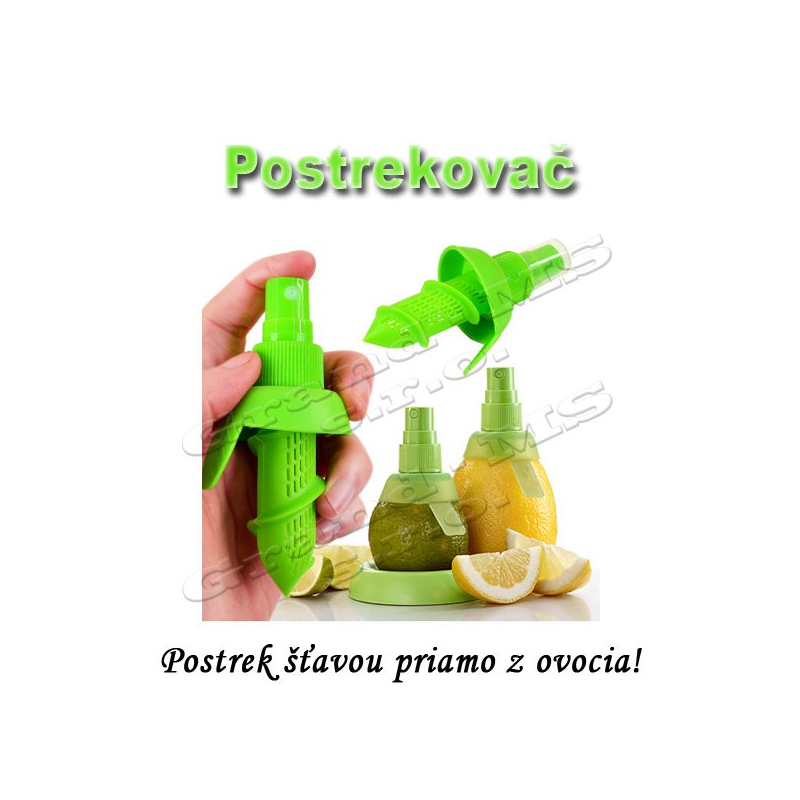 Postrekovač - priamo z citrusového ovocia