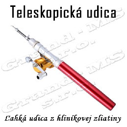 Teleskopická mini udica - zlatá