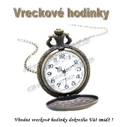 Vreckové hodinky - retro bronzový KAMION 3D dizajn_product