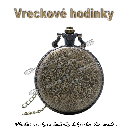 Vreckové hodinky - retro bronzový KAMION 3D dizajn_product