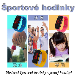 Športové digitálne hodinky QUEEN-US 0218, žlté_product