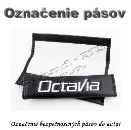 Označenie bezpečnostných pásov logom Octavia