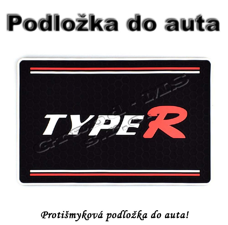 Protišmyková podložka s nápisom Type R