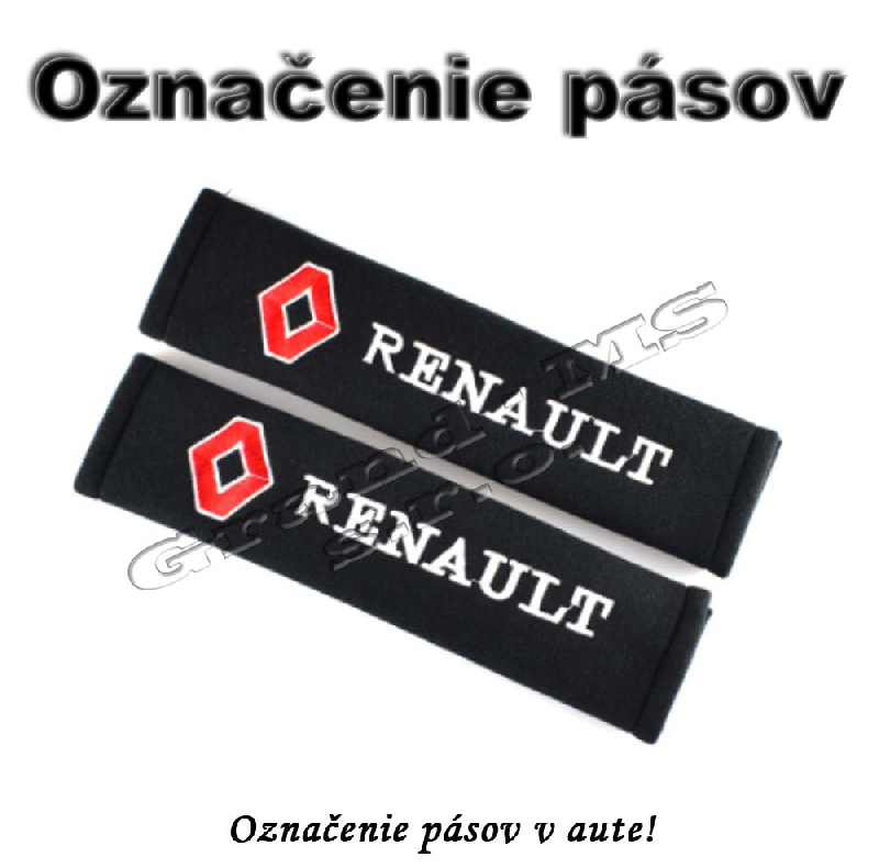 Označenie bezpečnostných pásov názvom Renault