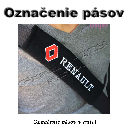 Označenie bezpečnostných pásov názvom Renault_product