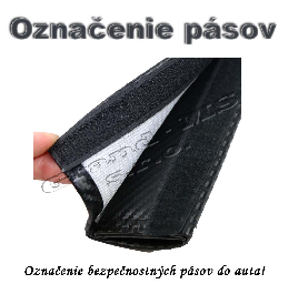 Označenie bezpečnostných pásov logom Octavia_product