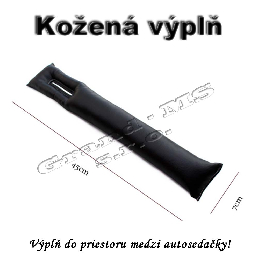 Univerzálna kožená výplň medzi autosedačky - hnedá_product