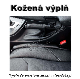 Univerzálna kožená výplň medzi autosedačky - hnedá_product