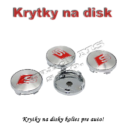 Krytka stredového kruhu na disku kolesa S line 6cm