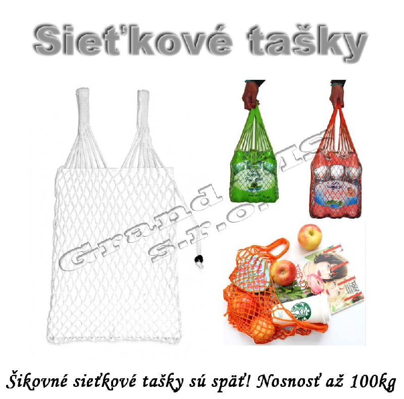 Sieťová nákupná taška biela - typ A_product