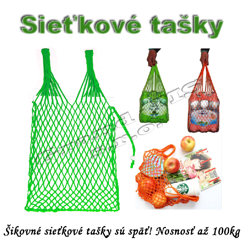 Sieťová nákupná taška zelená - typ A_product_product_product_product_product