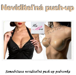 Neviditeľná sexi push-up podprsenka A