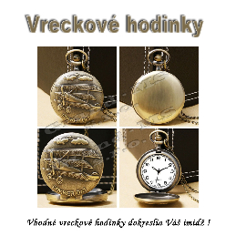 Vreckové hodinky  retro bronzový LIETADLO 3D dizajn.jpg_product