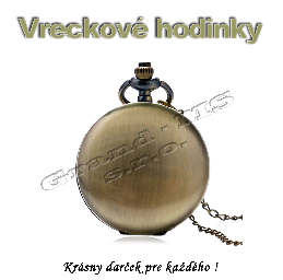 Vreckové hodinky  retro bronzový LIETADLO 3D _product