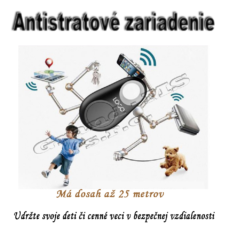 Antistratový bluetooth lokátor 