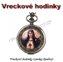 Vreckové hodinky POSLEDNÁ VEČERA - retro bronzový dizajn, vhodné i na krk