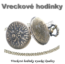 Vreckové hodinky - retro bronzový LANNISTER 3D dizajn_product